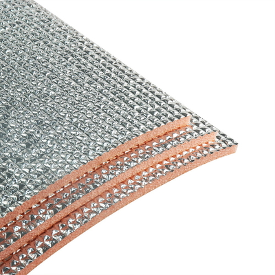 Materiales de hoja adhesivos de Xlpe del papel de aluminio de la espuma del aislamiento del conducto de la HVAC
