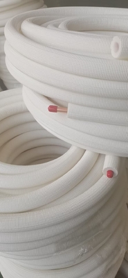 tubo de aislamiento de espuma de tubería de espuma de PE blanco tubo de aislamiento para aire acondicionado y tubo de agua de aislamiento