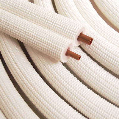 tubo de aislamiento de espuma de tubería de espuma de PE blanco tubo de aislamiento para aire acondicionado y tubo de agua de aislamiento