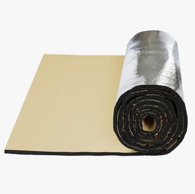 Capa de espuma de caucho de PVC NBR con aislamiento de plástico de caucho de espuma de papel de aluminio