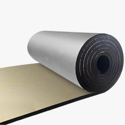 Capa de espuma de caucho de PVC NBR con aislamiento de plástico de caucho de espuma de papel de aluminio