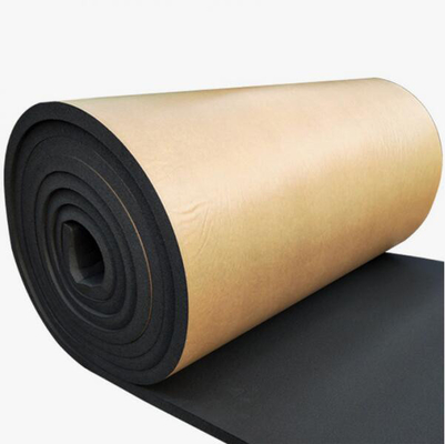 Capa de espuma de caucho de PVC NBR con aislamiento de plástico de caucho de espuma de papel de aluminio