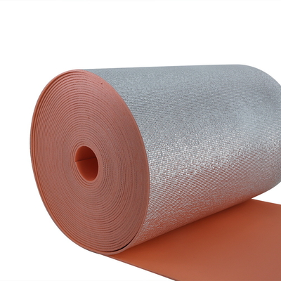 Materiales de hoja adhesivos de Xlpe del papel de aluminio de la espuma del aislamiento del conducto de la HVAC
