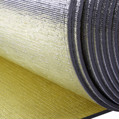 XPE doble aluminio de celda cerrada de polietileno espuma bajo el techo de polietileno material de aislamiento de techo