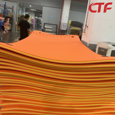 OEM Entrega rápida almohadilla flotante de espuma de 3 capas gruesa estera flotante piscina lago