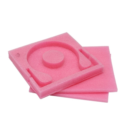 Caja de corte a presión personalizada de espuma IXPE Insertar espuma de embalaje de PE absorbente de choques para PCB