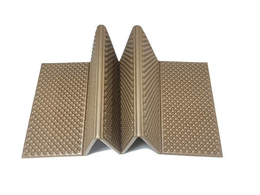 Al por mayor colchones dobles plegables para dormir de película de aluminio blanco con celda cerrada IXPE XPE almohadilla de sueño de espuma para acampar impermeable para 2 personas