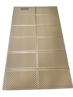 Alfombra plegable de espuma para almohadillas para dormir dobles, alfombra para acampar para caminatas