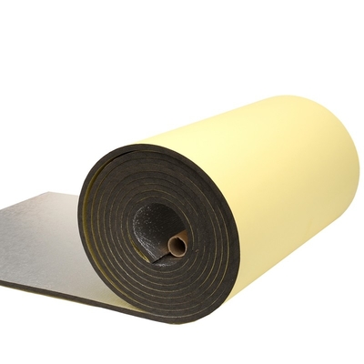 Rollo de aislamiento de conductos de climatización y aire acondicionado de espuma de polietileno cruzado Rolos de XLPE con papel de aluminio y pegamento adhesivo