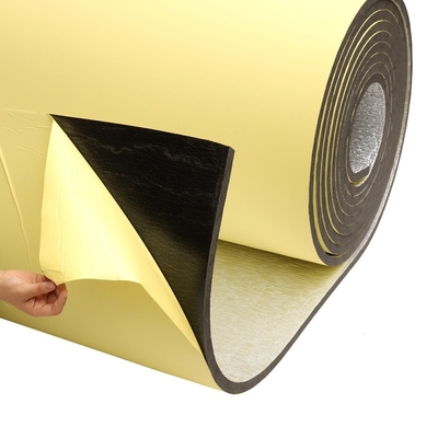 Adhesivo espuma unilateral con rollos de aislamiento de papel personalizado de espuma de poliolefina cubierta de papel mate gris
