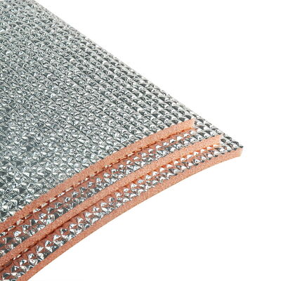 Espuma aislante térmica acústica impermeable y resistente al fuego con respaldo de aluminio