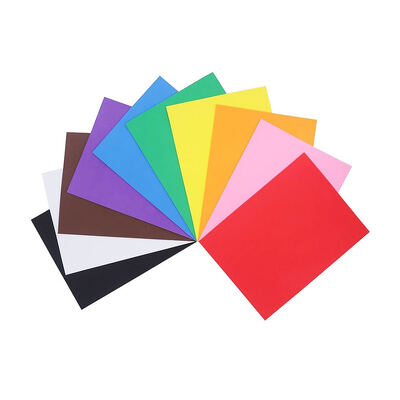Rollos de lámina de espuma EVA personalizables y coloridos, cortados con precisión a medida, ideales para manualidades, proyectos de bricolaje, embalaje protector y usos industriales