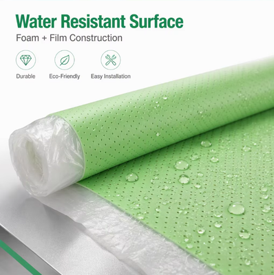 Piso de espuma IXPE Subposición de piso de acústica absorbe el sonido y la humedad Cushion resistente para PVC SPC piso de vinilo Ideal para apartamentos Hoteles y hospitales Renovación