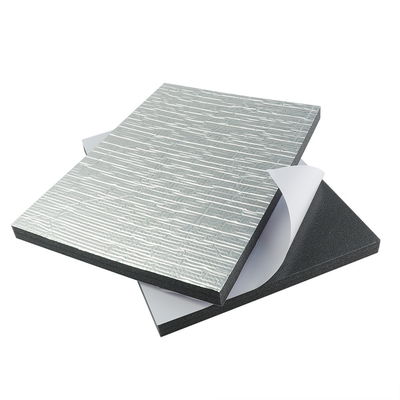 XPE espuma de aislamiento 10mm 12mm 25mm adhesivo con respaldo de aluminio de papel térmico de aislamiento material resistente al fuego para HAVC