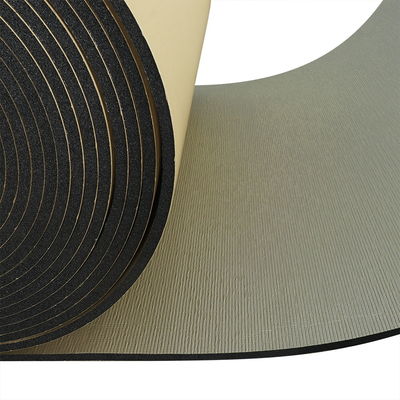 Espuma auta-adhesivo del aislamiento de calor de la construcción con el lado del papel de aluminio uno